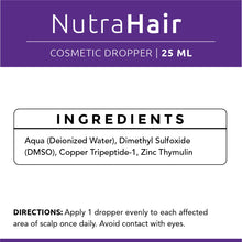 Load image into Gallery viewer, NutraHair Cosmetic Dropper 25mL